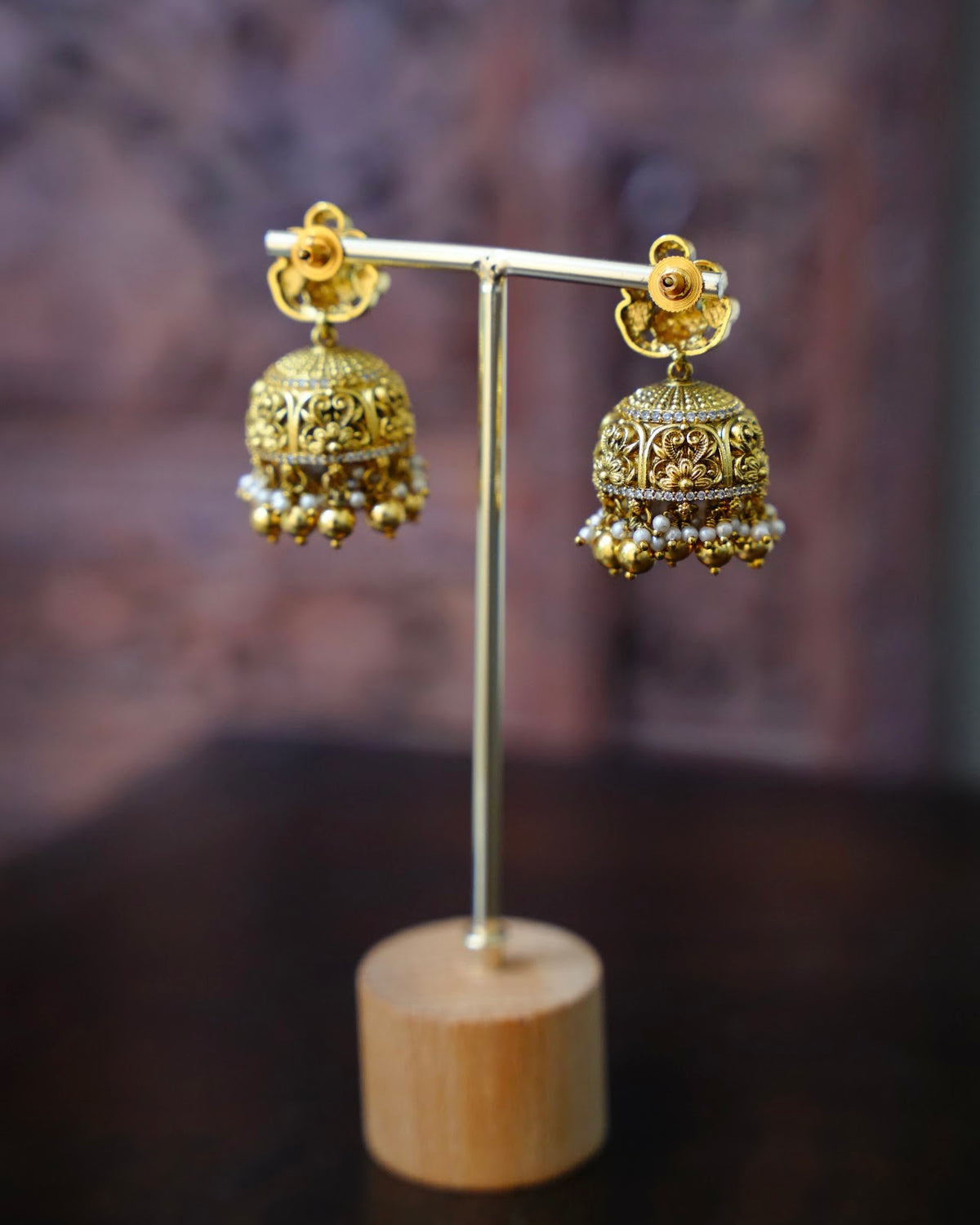 Multicolour Antique Gold Plated Lakshmi Choker Set with Earrings | NC939
