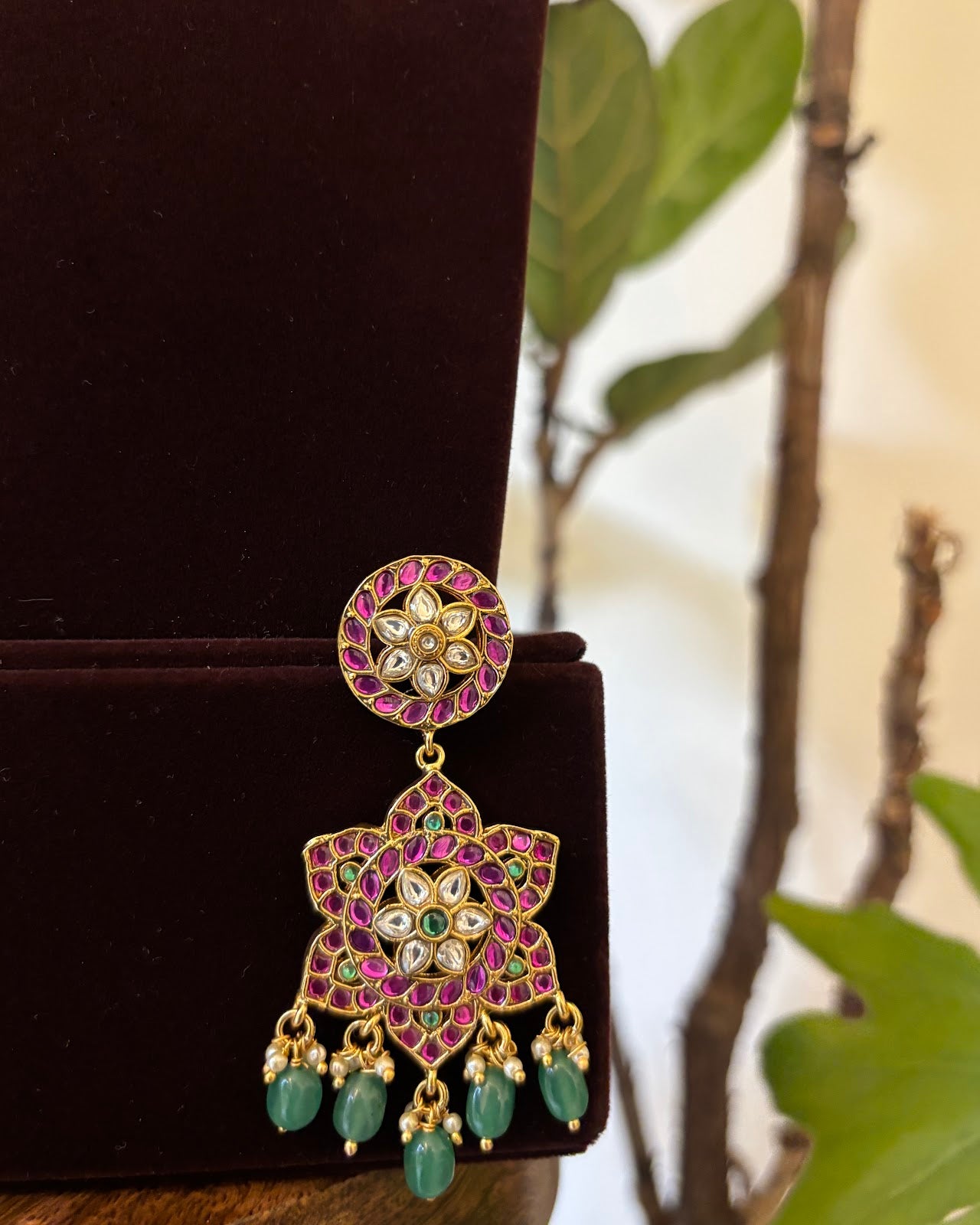 2 in 1 Jadau Kundan Antique Finish Kanti Necklace Set | NC756