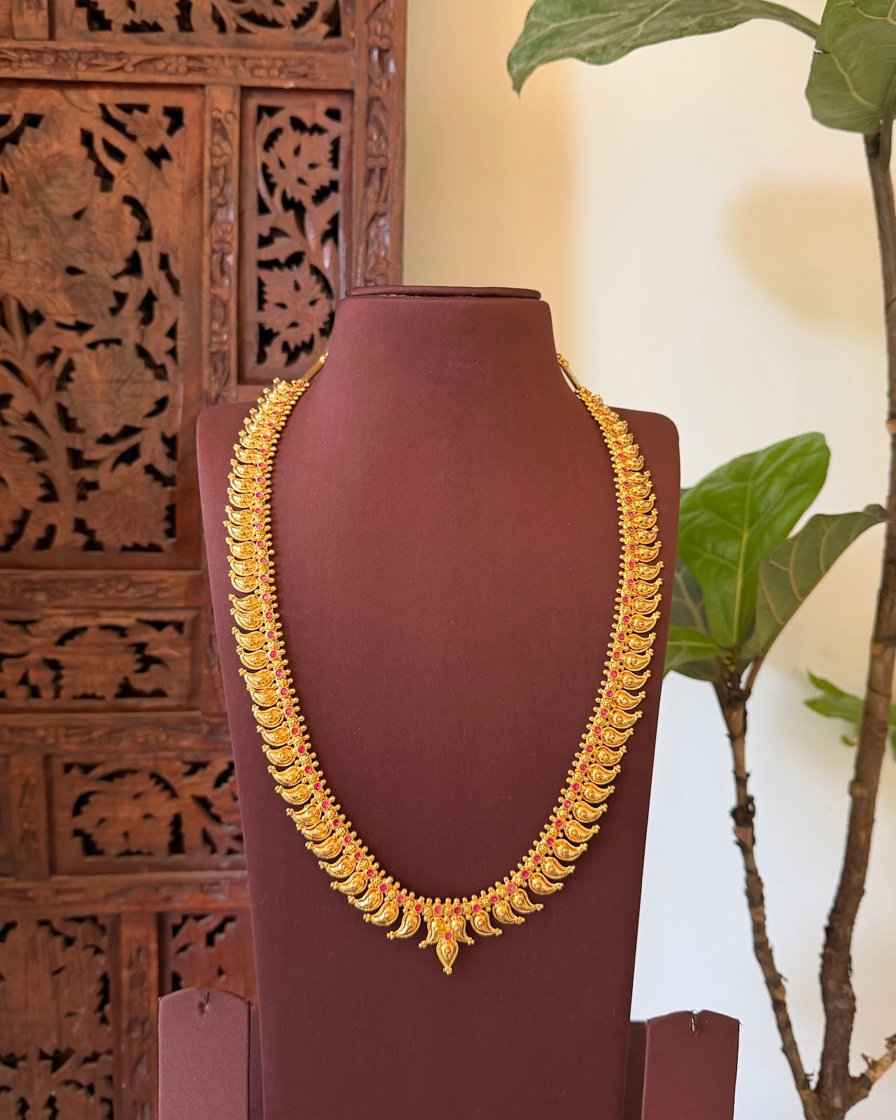 Traditional Mango Haram | Handmade Gold Plated | NC735