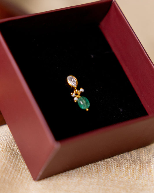 Handcrafted Droplet Hair Pins – Jadau Kundan & Pearls | Set Of 5 | HA329