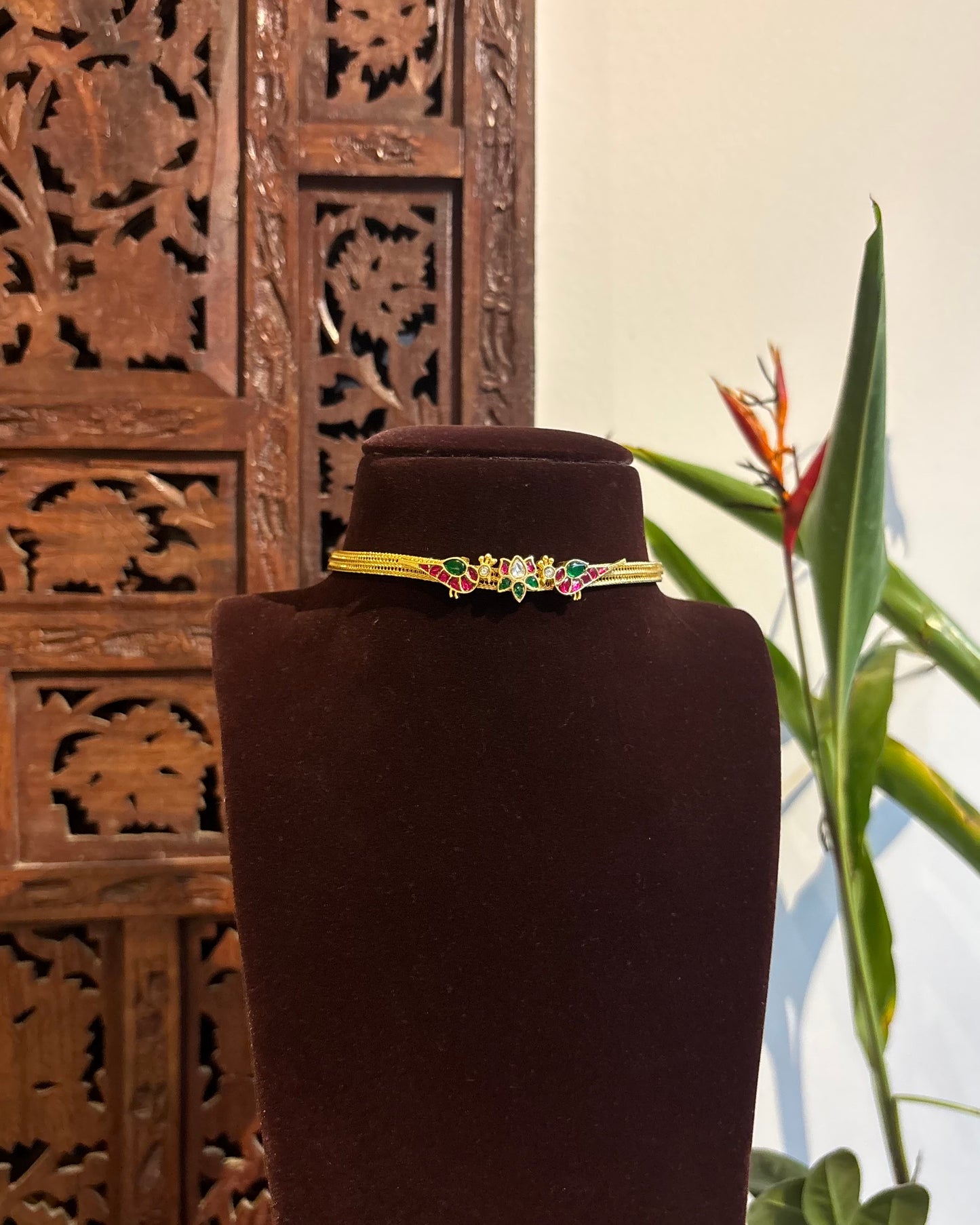 Bloom and Birds Necklace with Matching Earrings | NC225