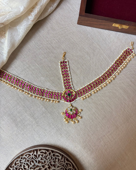 Jadau Kundan Bridal Maang Tikka | MT144