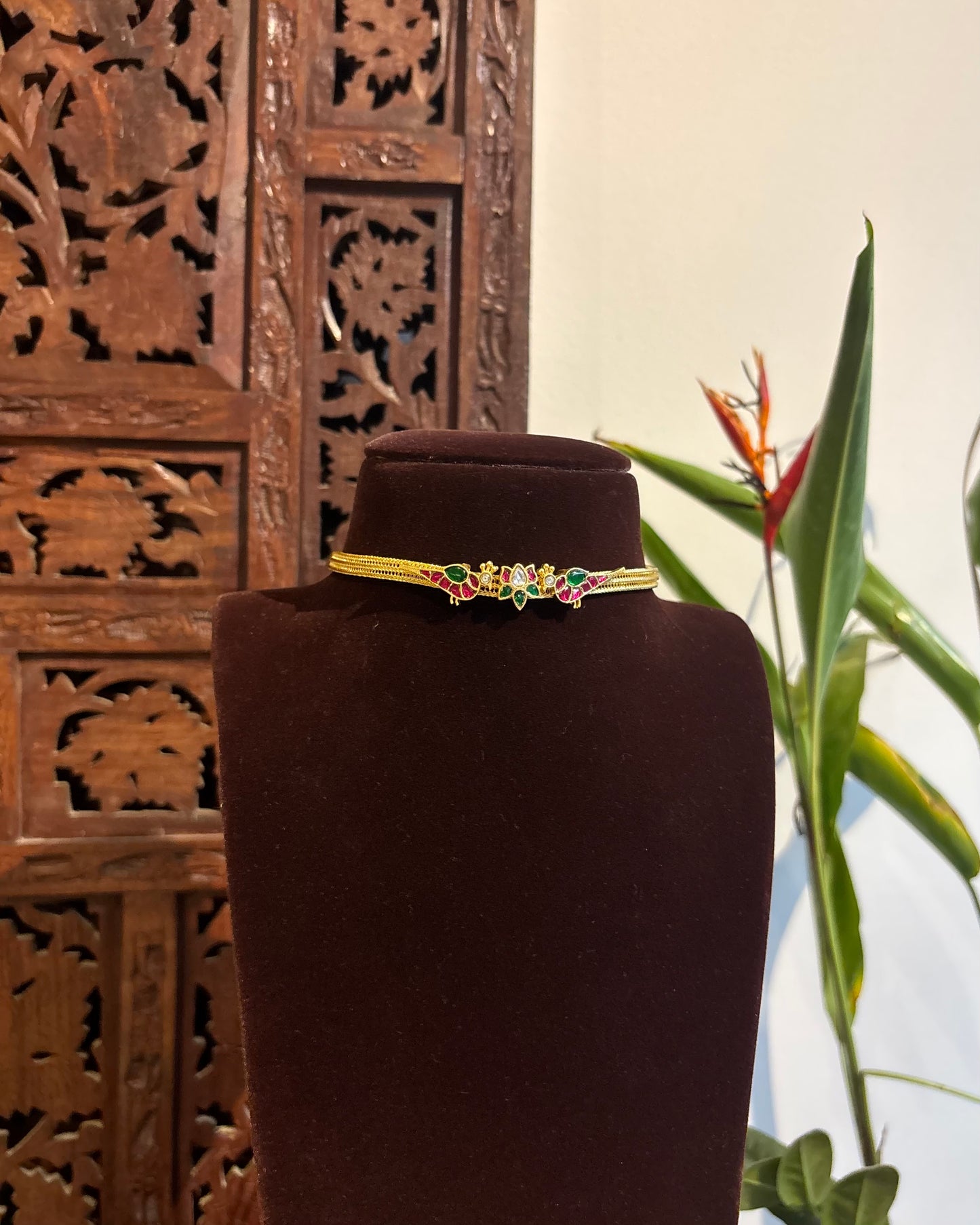 Bloom and Birds Necklace with Matching Earrings | NC225