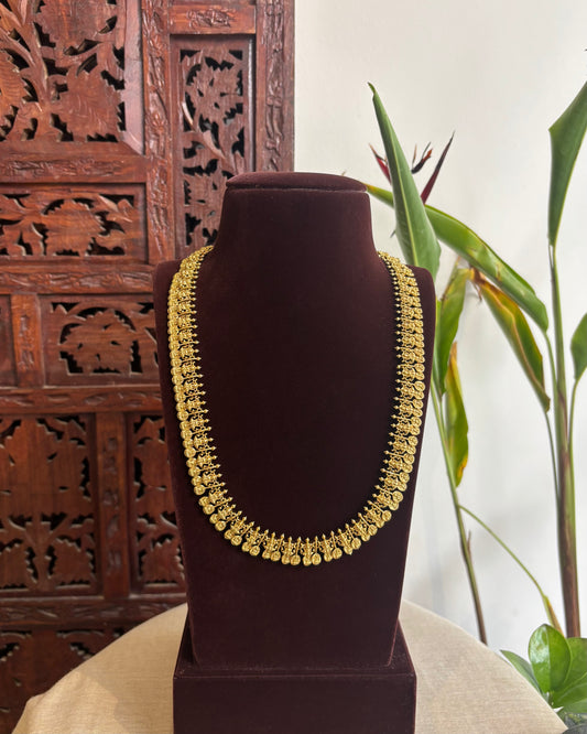Minimal Lakshmi Kaasu Haram Set - Lightweight Coin Necklace | NC249