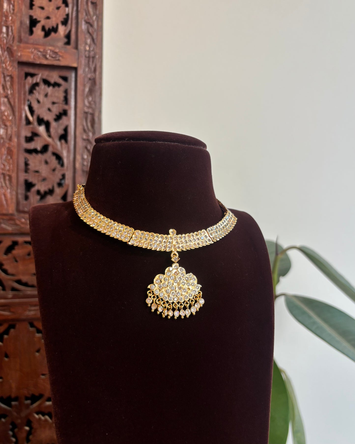 Vintage Attigai Necklace – A Timeless South Indian Heritage Piece | NC332