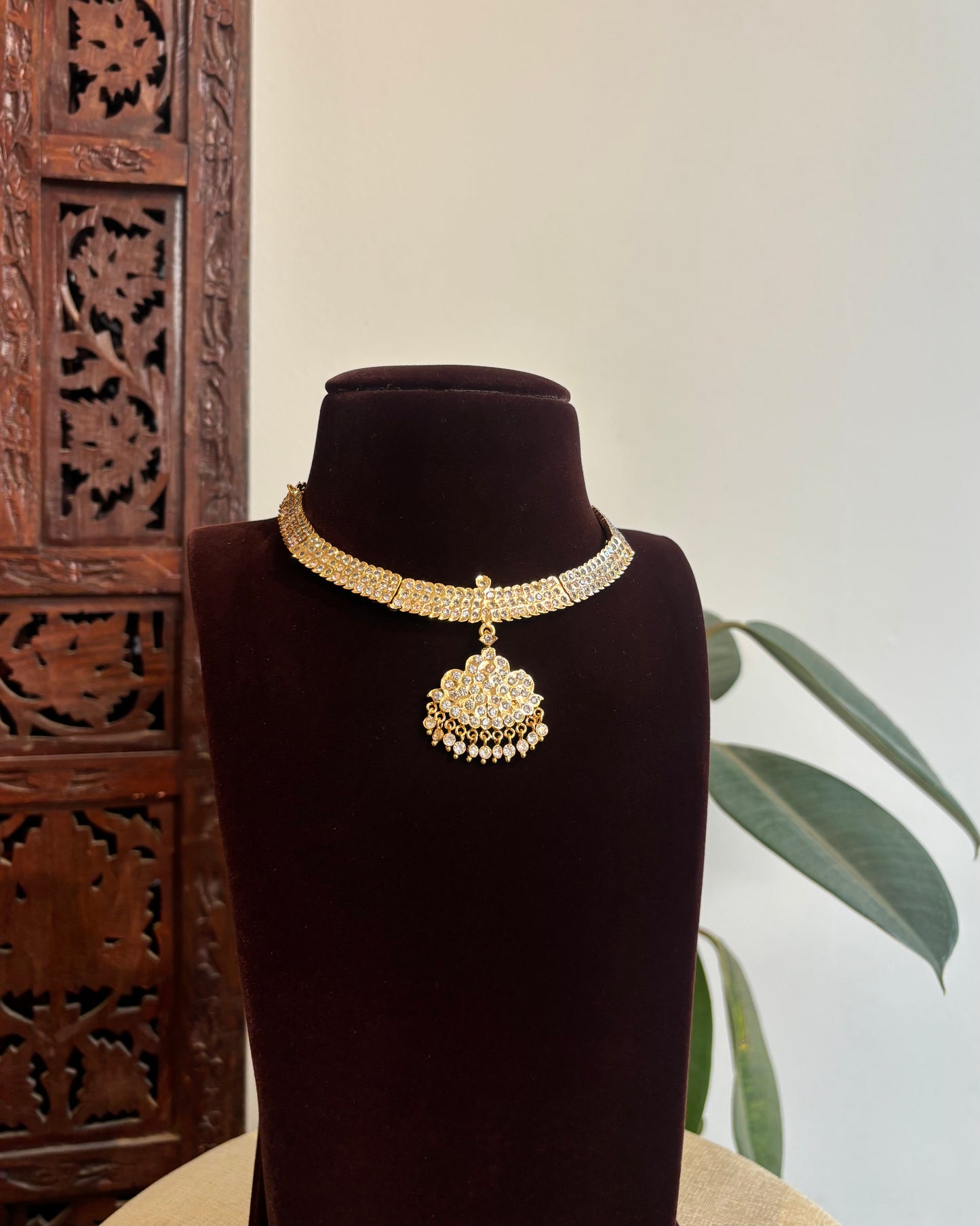 Vintage Attigai Necklace – A Timeless South Indian Heritage Piece | NC332