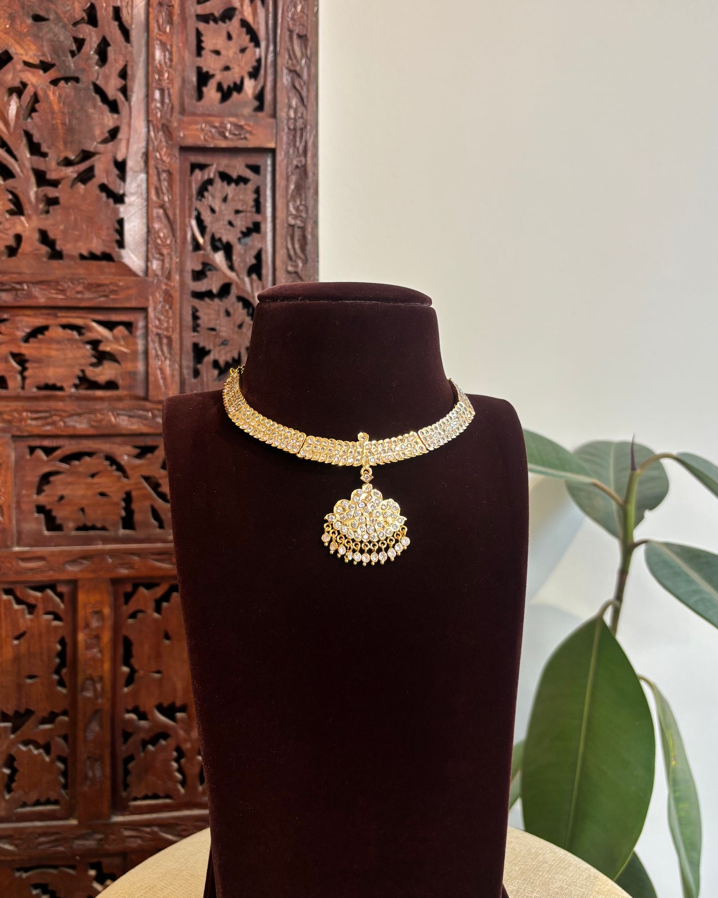 Vintage Attigai Necklace – A Timeless South Indian Heritage Piece | NC332