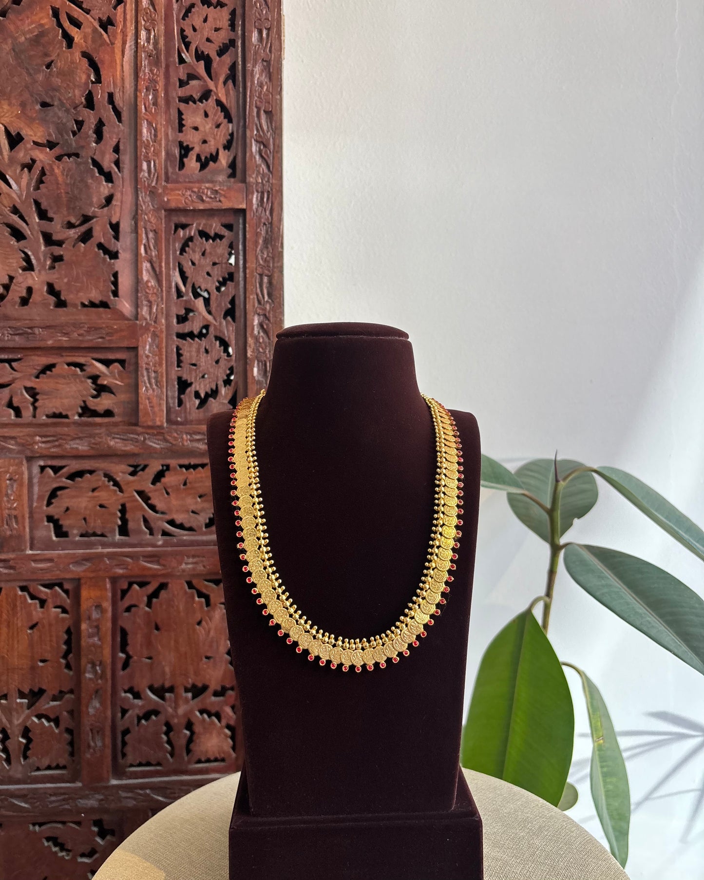 Lakshmi Kaasu Haram with Kemp Stones | NC344