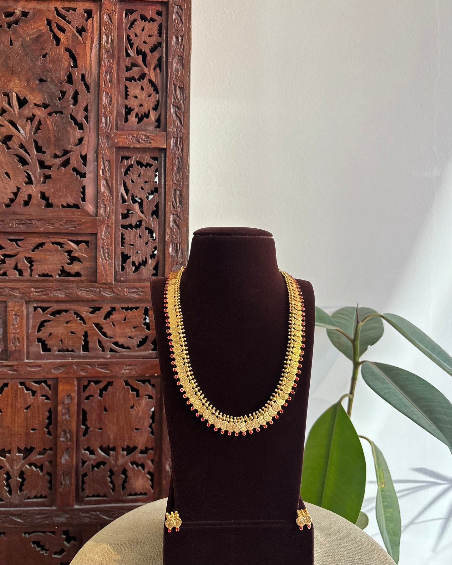 Lakshmi Kaasu Haram with Kemp Stones | NC344