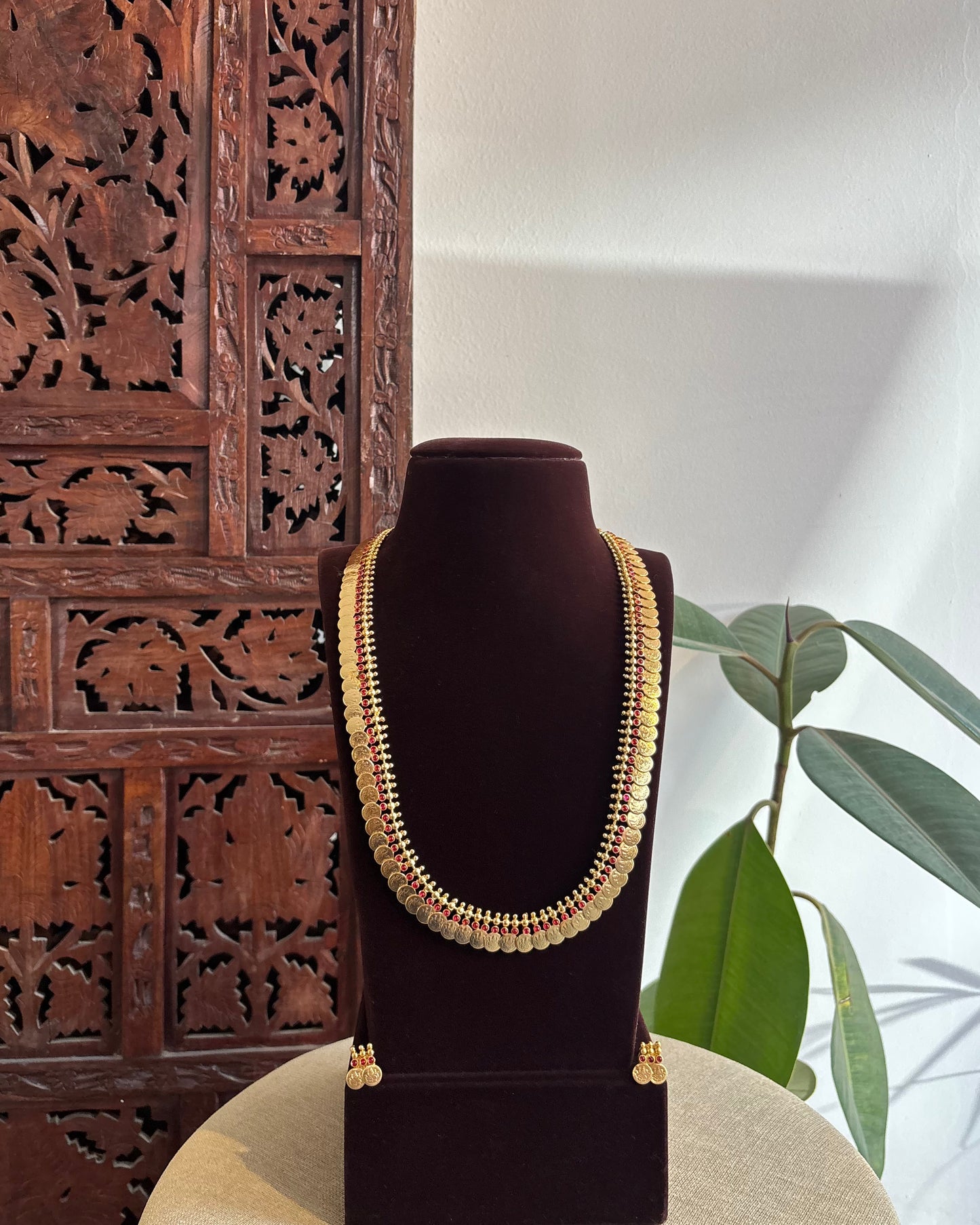 Lakshmi Kaasu Haram with Kemp Stones | NC345