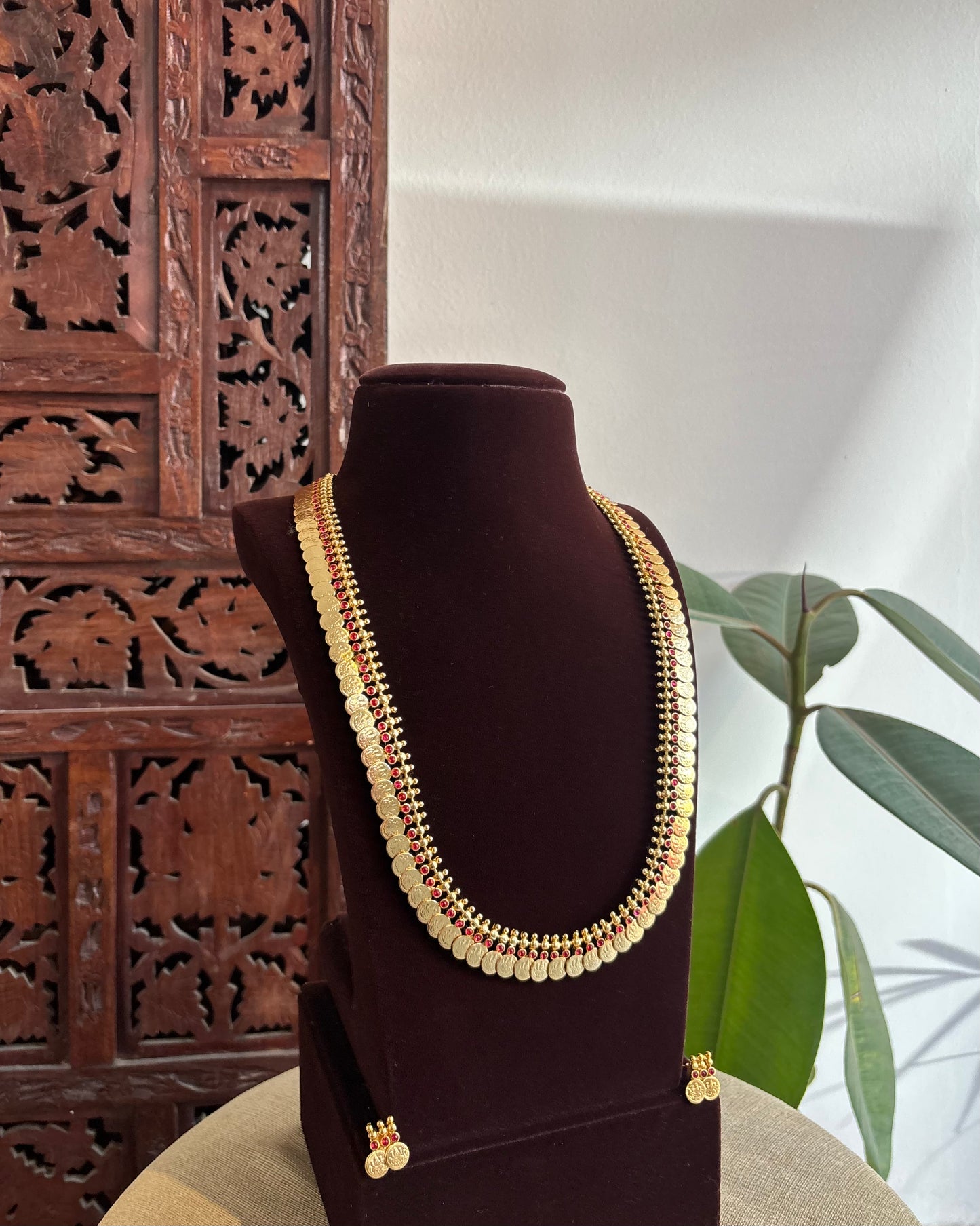 Lakshmi Kaasu Haram with Kemp Stones | NC345