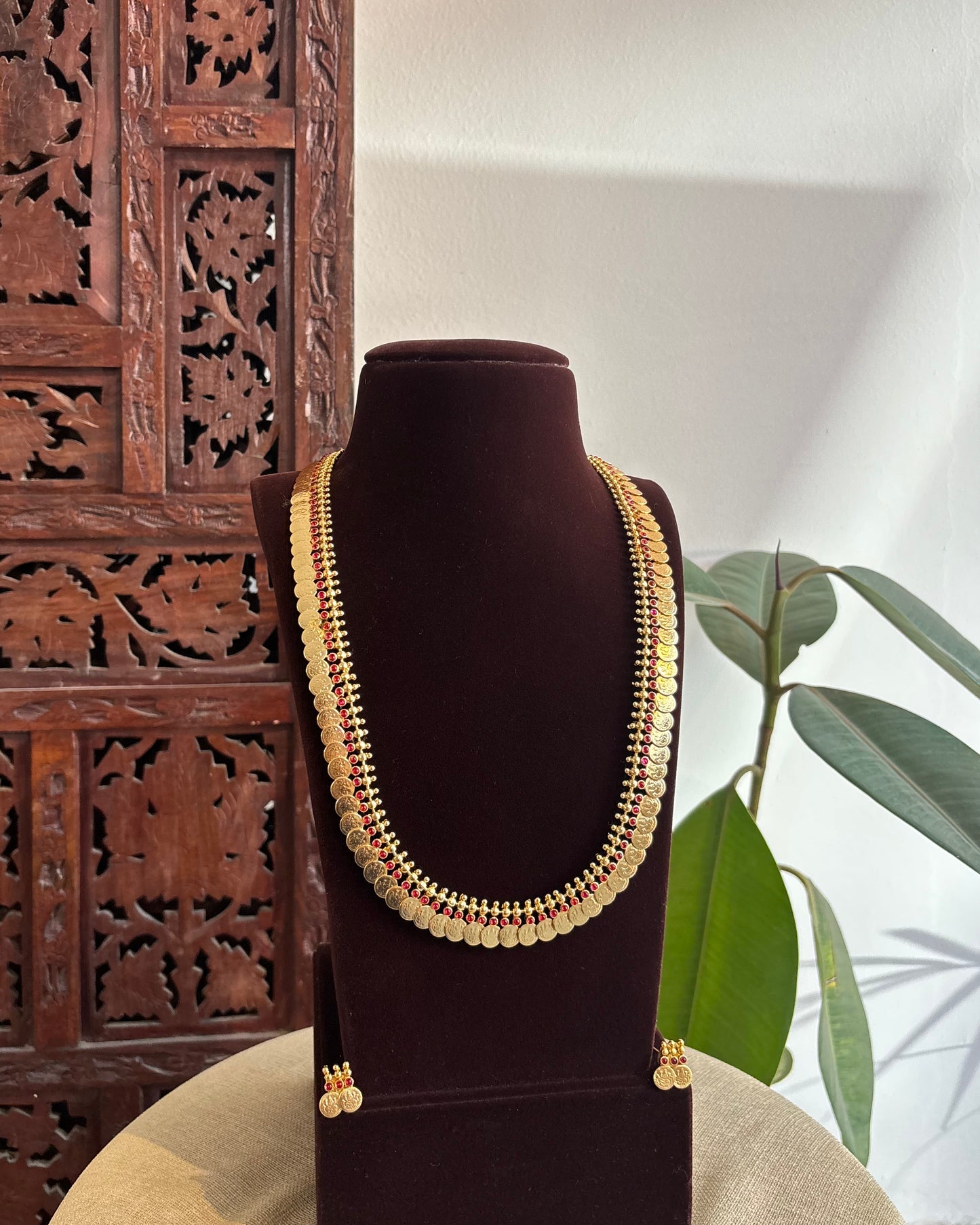 Lakshmi Kaasu Haram with Kemp Stones | NC345