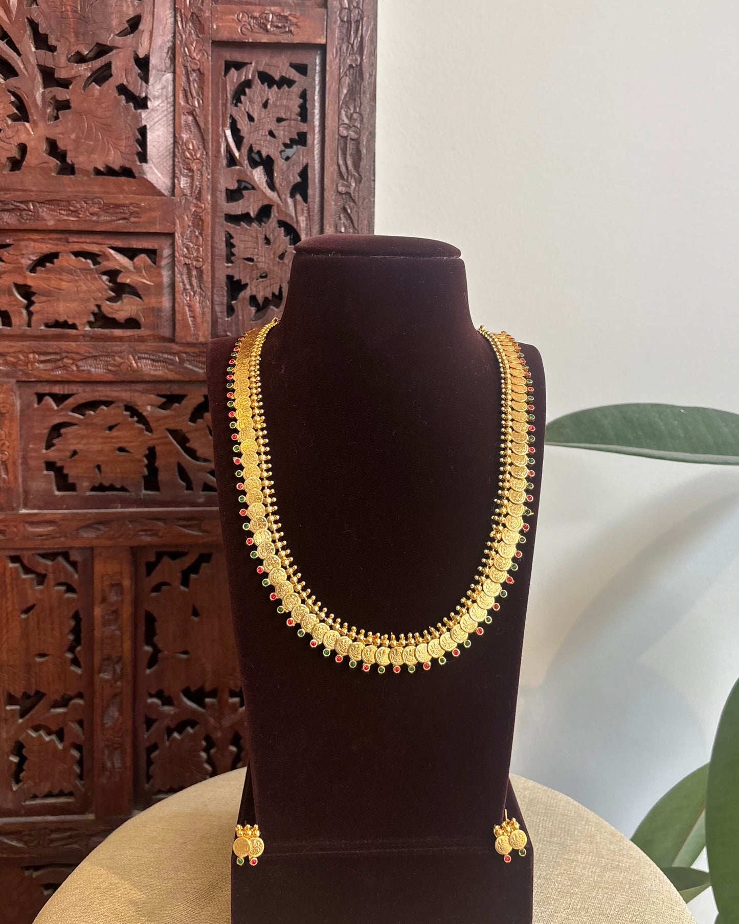 Lakshmi Kaasu Haram with Kemp Stones | NC412