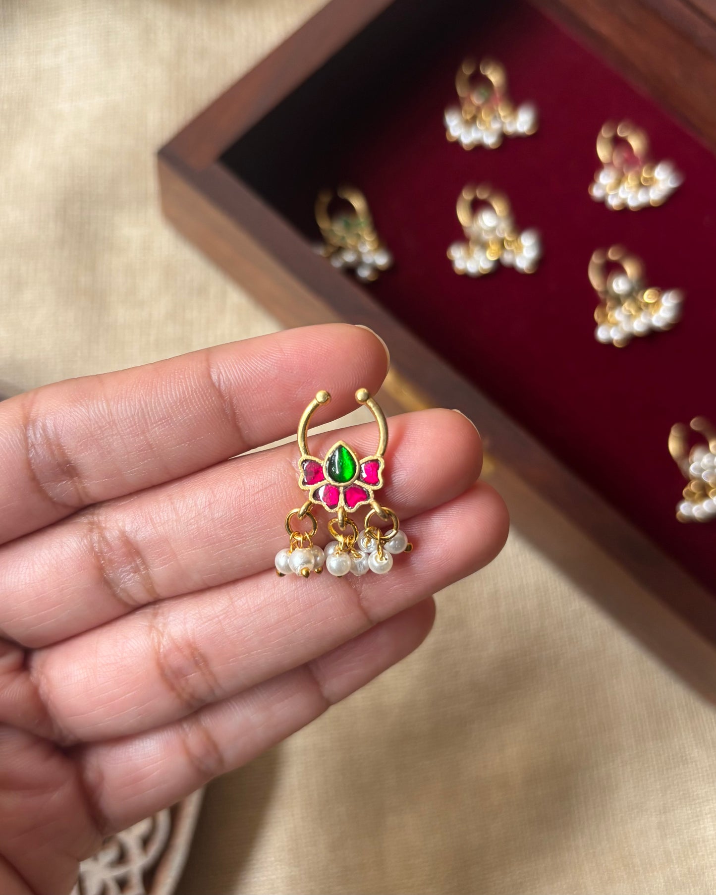 Lotus Clip On Septum Nosepin | NP067