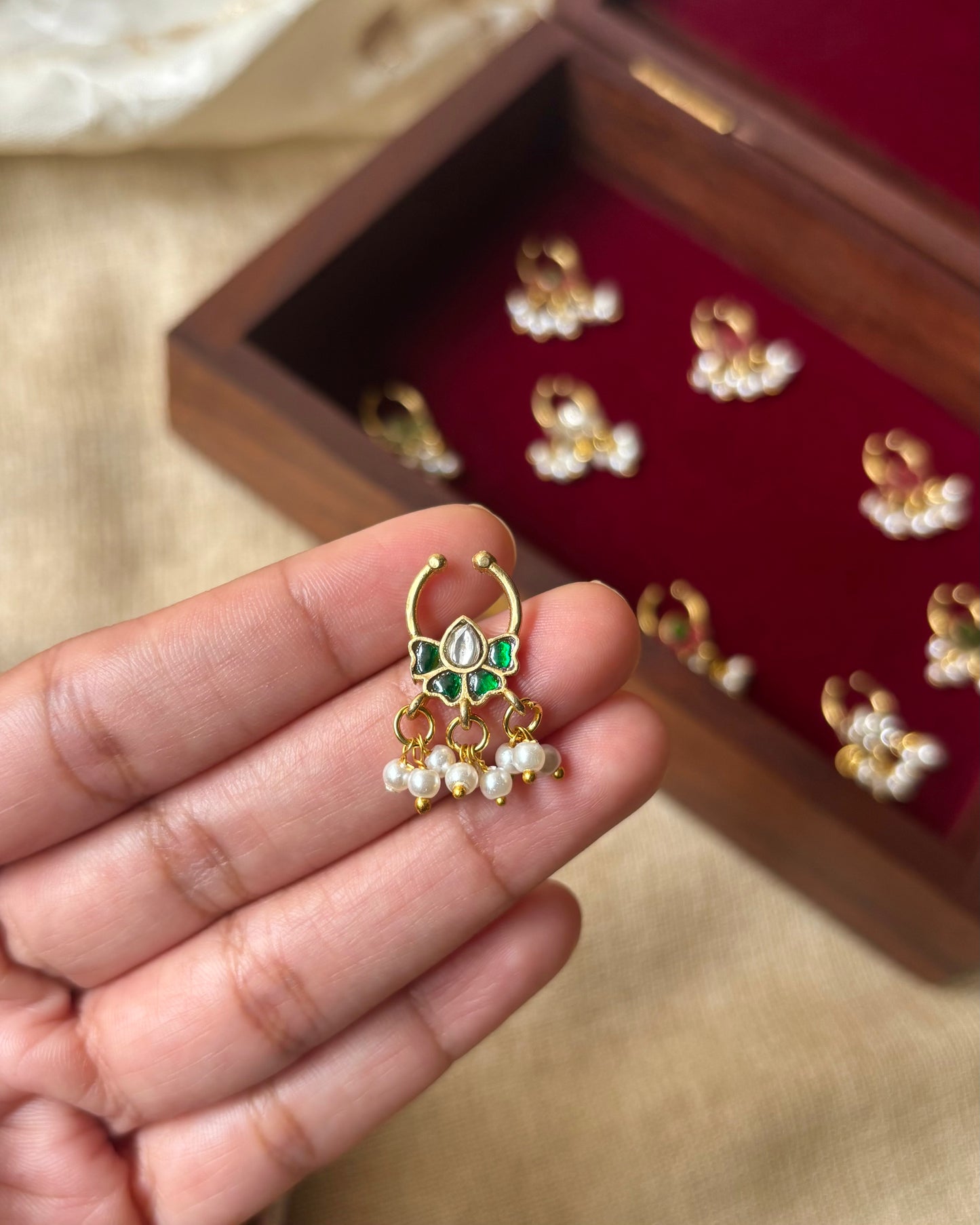 Lotus Clip On Septum Nosepin | NP071