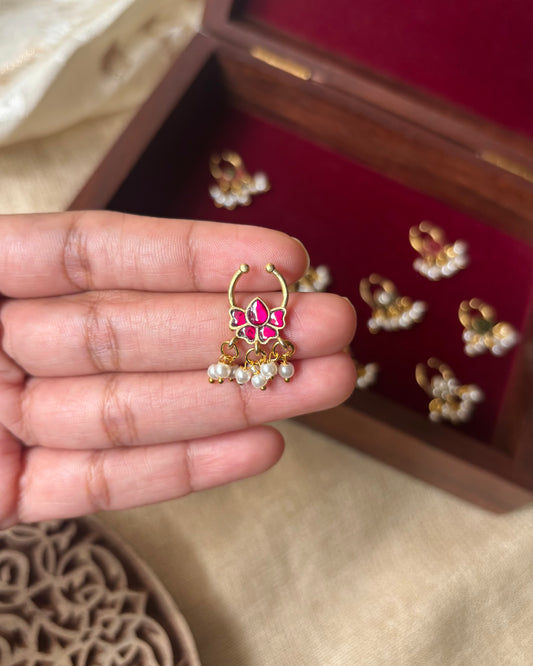 Lotus Clip On Septum Nosepin | NP069