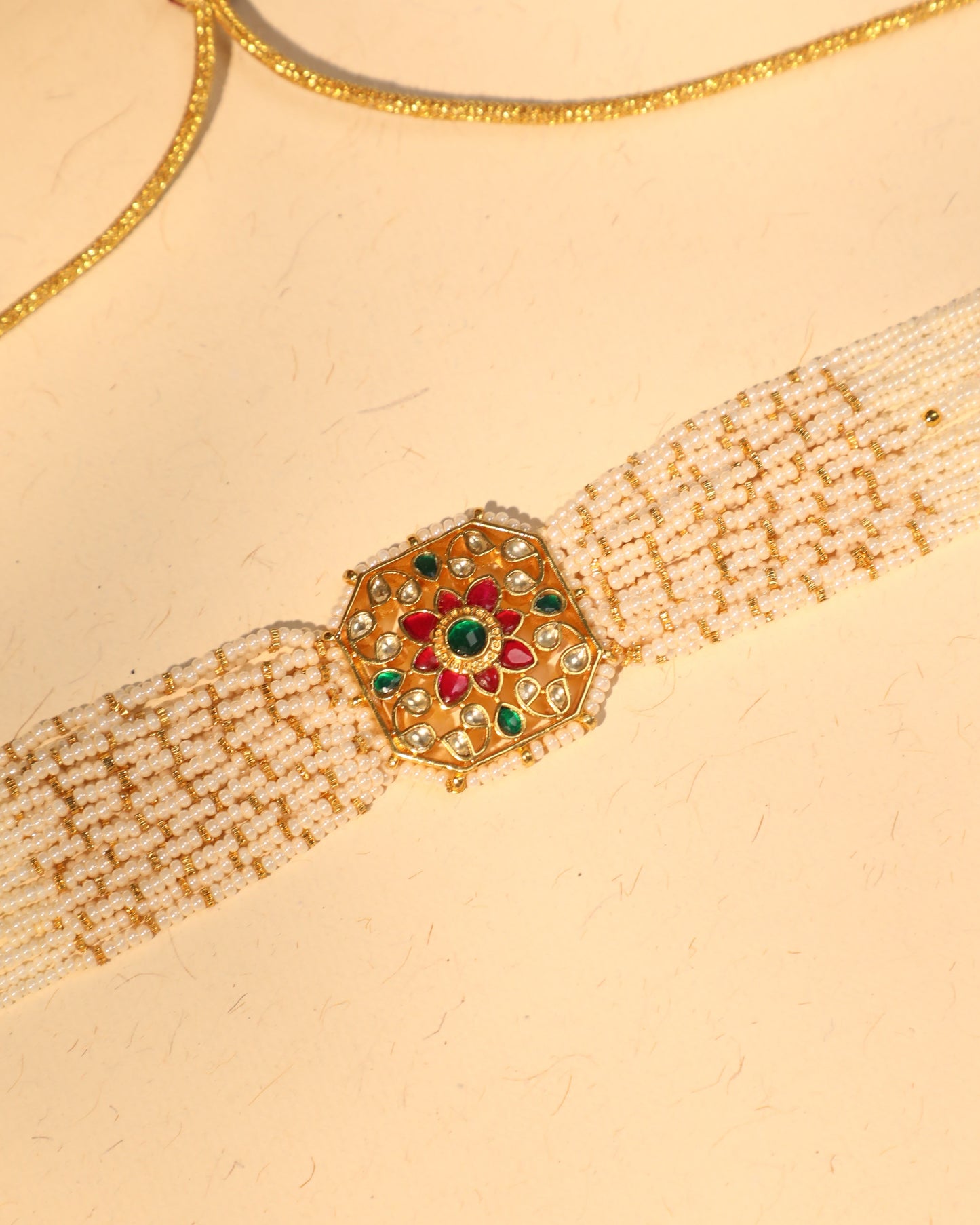Pachi Kundan Choker with Jhumkas | NC027