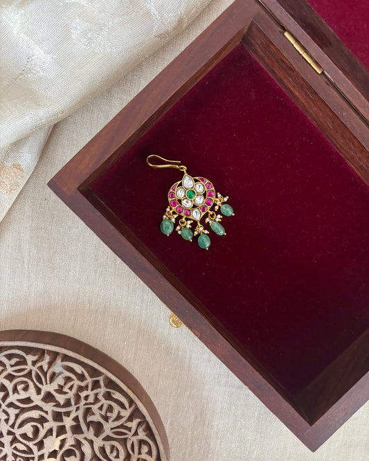 Floral Jadau Maang Tikka | MT192
