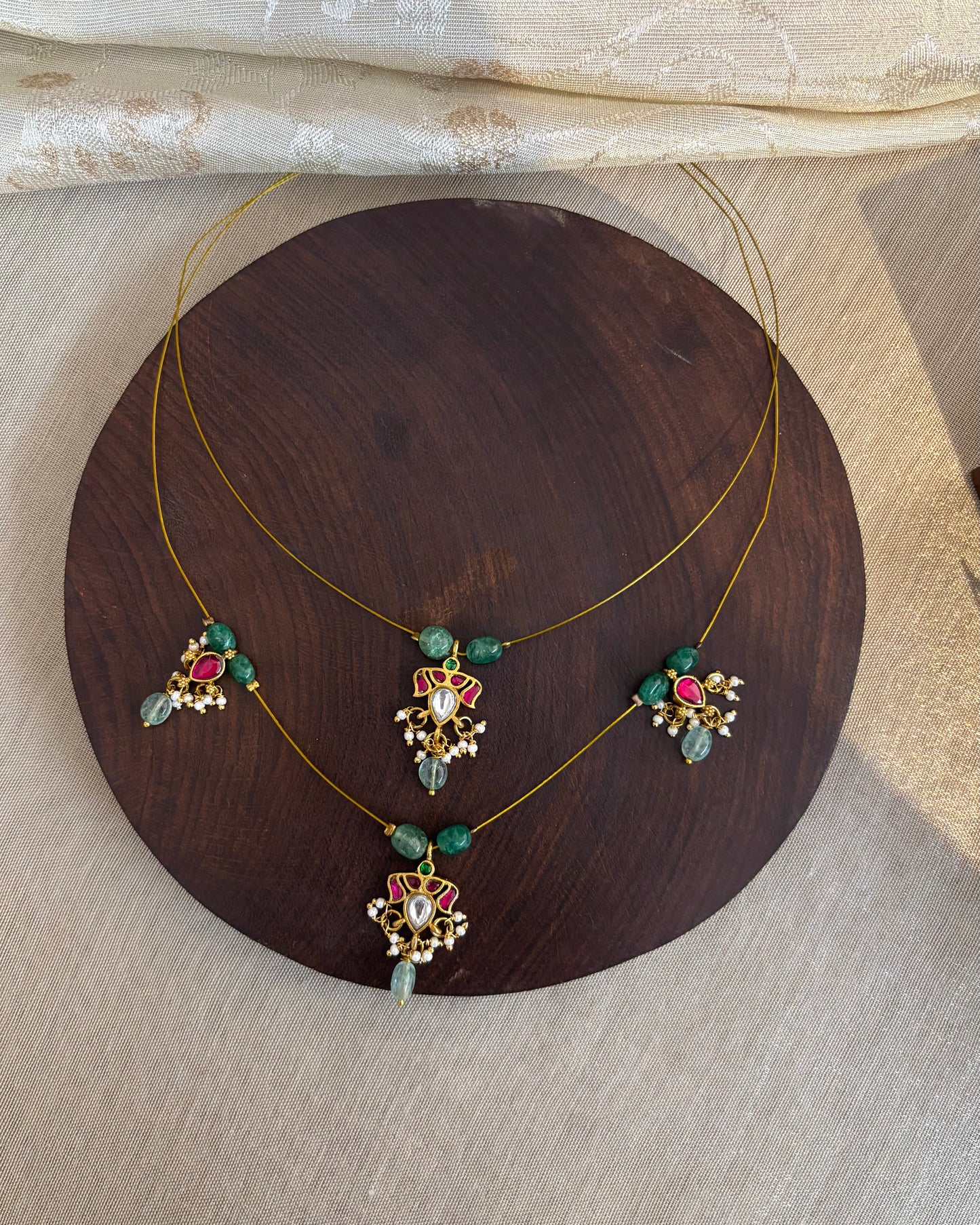 Jadau Kundan Invisible Chain Necklace | NC149