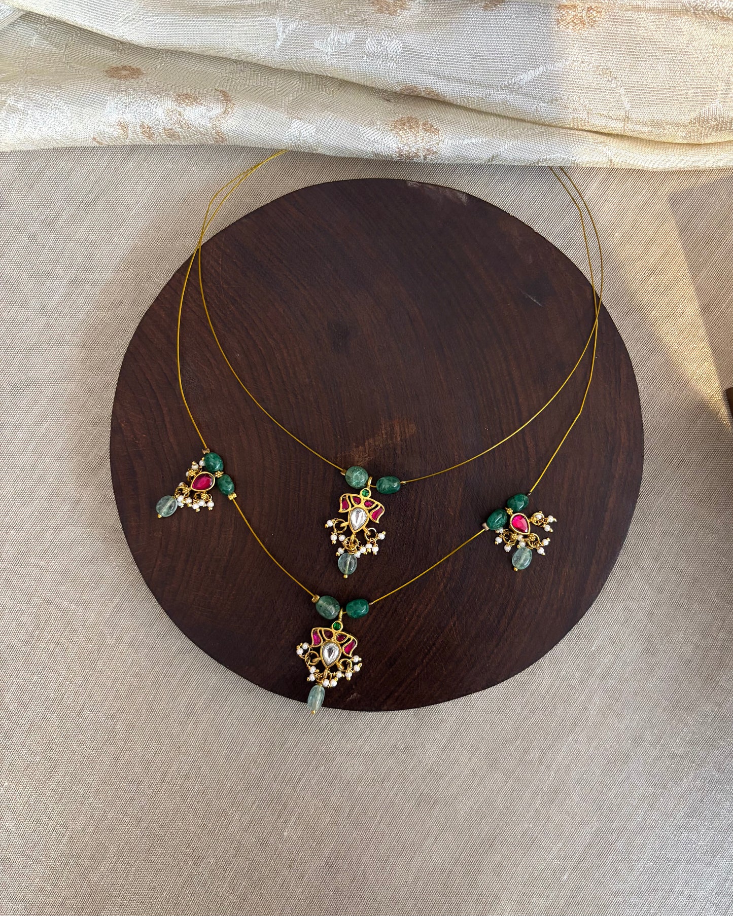 Jadau Kundan Invisible Chain Necklace | NC149