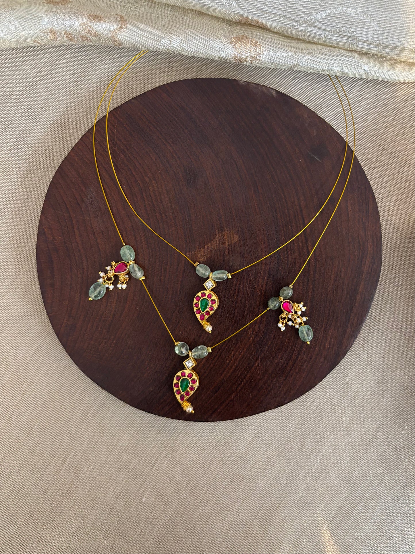 Jadau Kundan Invisible Chain Necklace | NC150