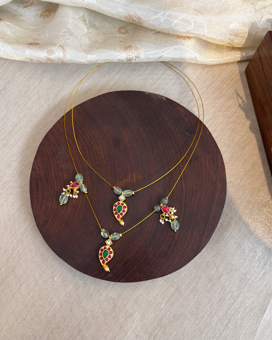 Jadau Kundan Invisible Chain Necklace | NC150