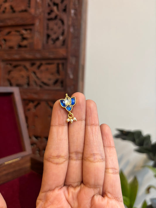 Lotus Minimal Floral Clip On Nosepin | NP098