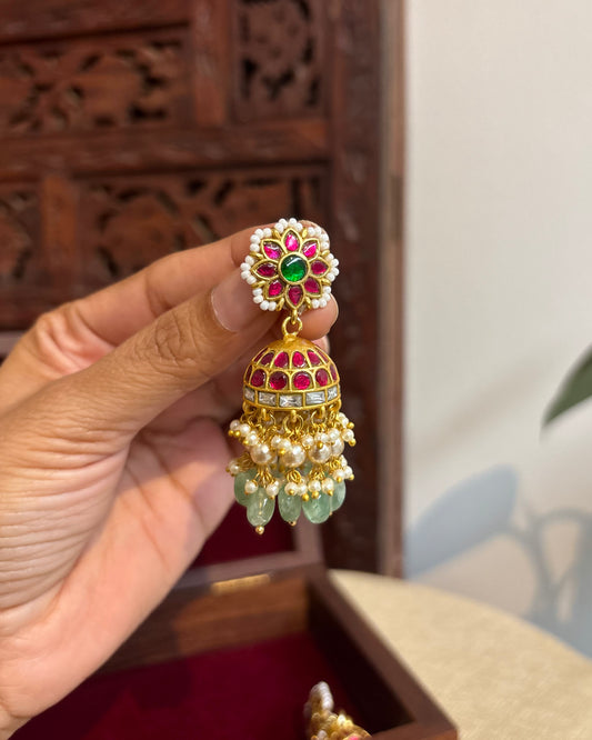 Vintage Impon Small Earrings – Classic Jhumkas  | ER269