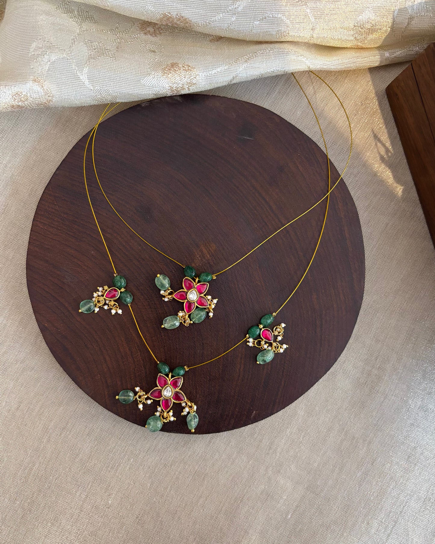 Jadau Kundan Invisible Chain Necklace | NC151