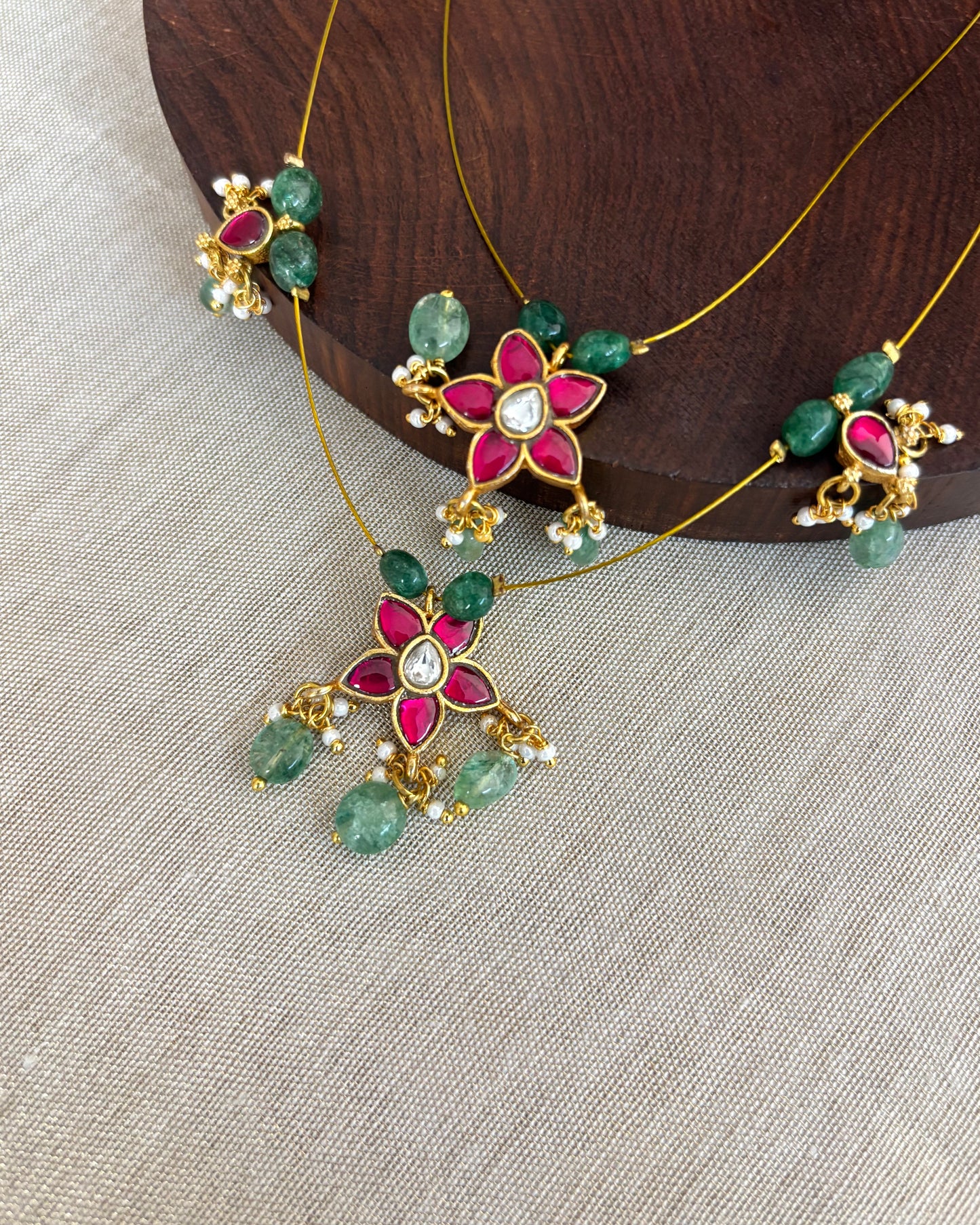 Jadau Kundan Invisible Chain Necklace | NC151