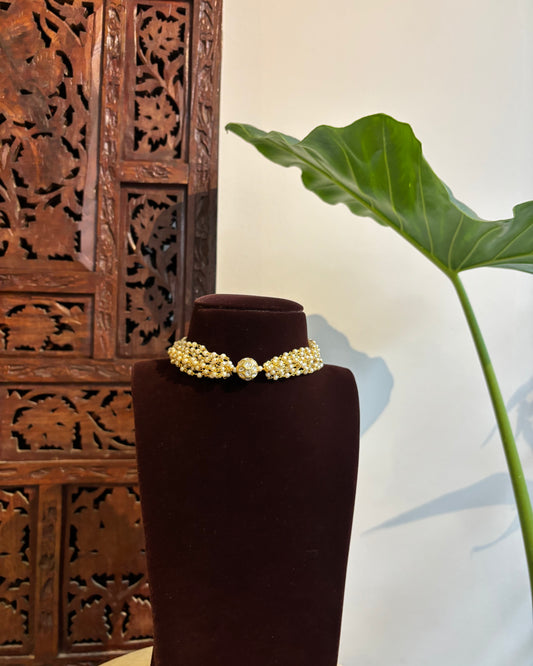 The Classic Pearl Edit: Convertible Choker Necklace | White | NC329