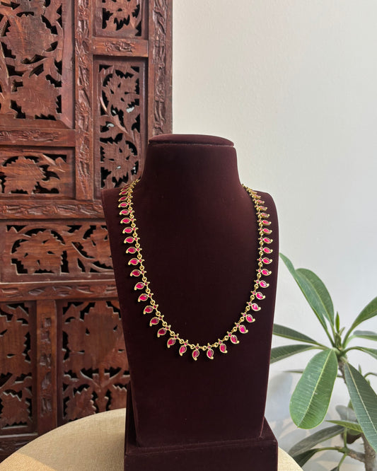 Mango Kundan Minimal Necklace | NC528