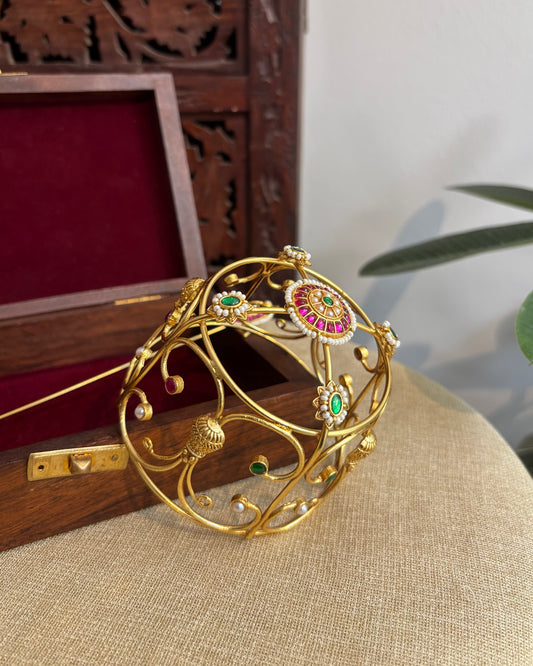 Jadau Kundan Hair Bun Accessory | HA305