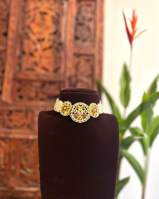 Pachi Kundan Choker with Jhumkas | NC165