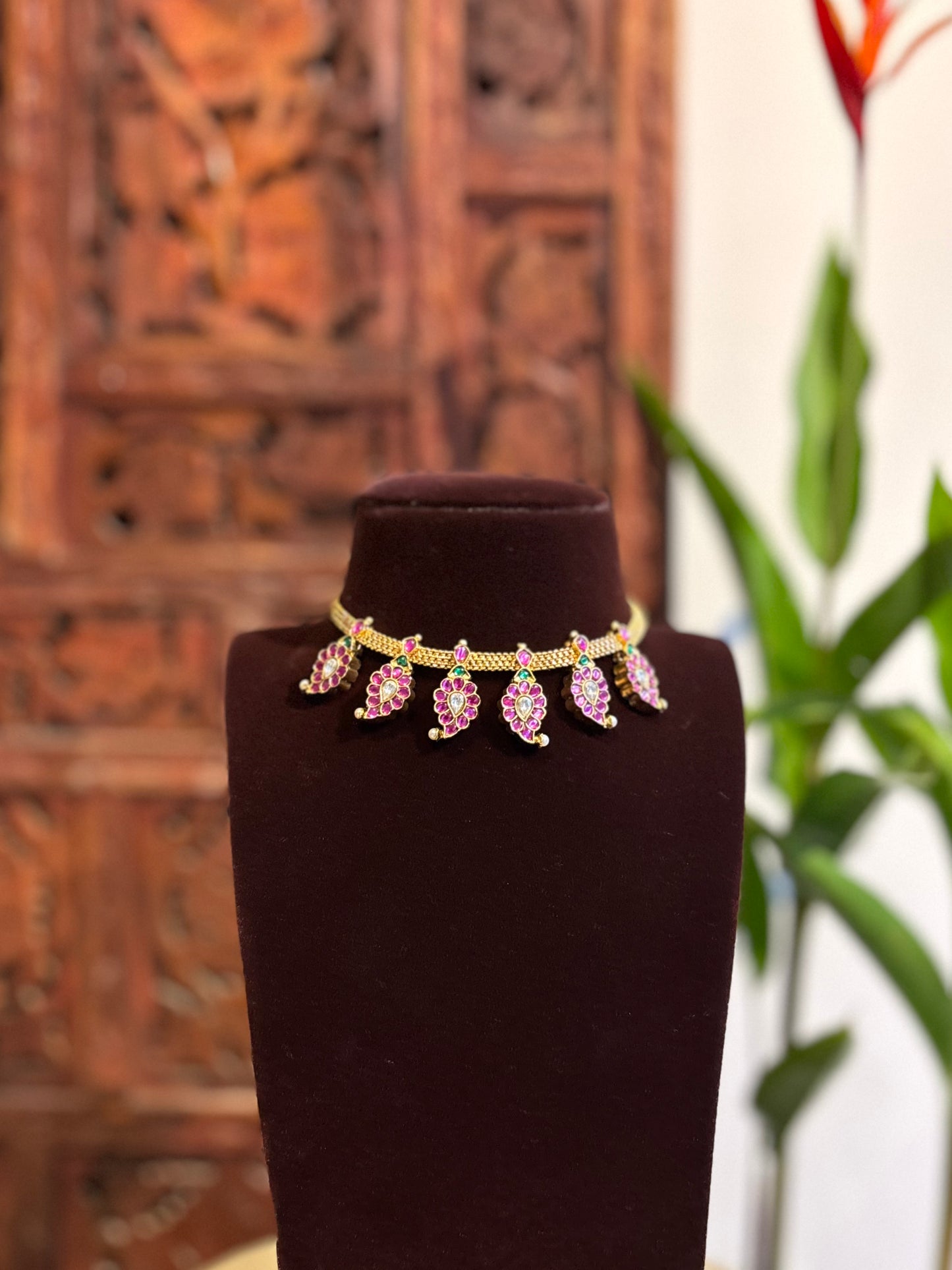 2 in 1 Kemp Mango Necklace with Earrings | NC167