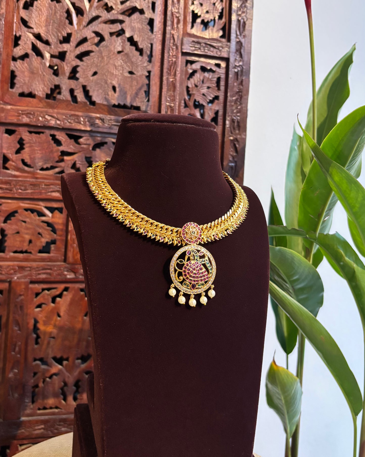 Detachable Pendant Kemp Jalebi Necklace – Versatile Necklace | NC170