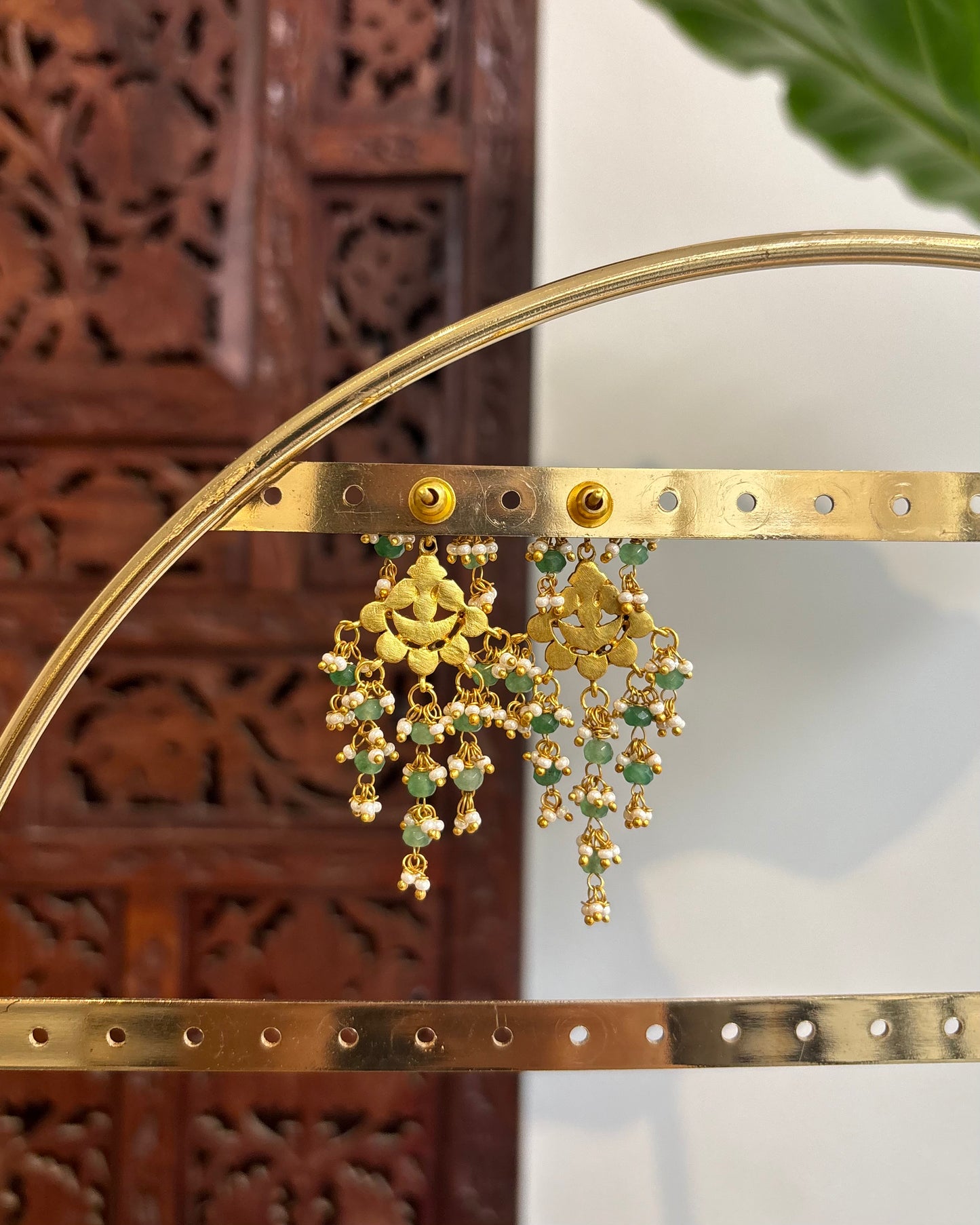 Floral Multicolor Jadau Kundan Earrings | ER192