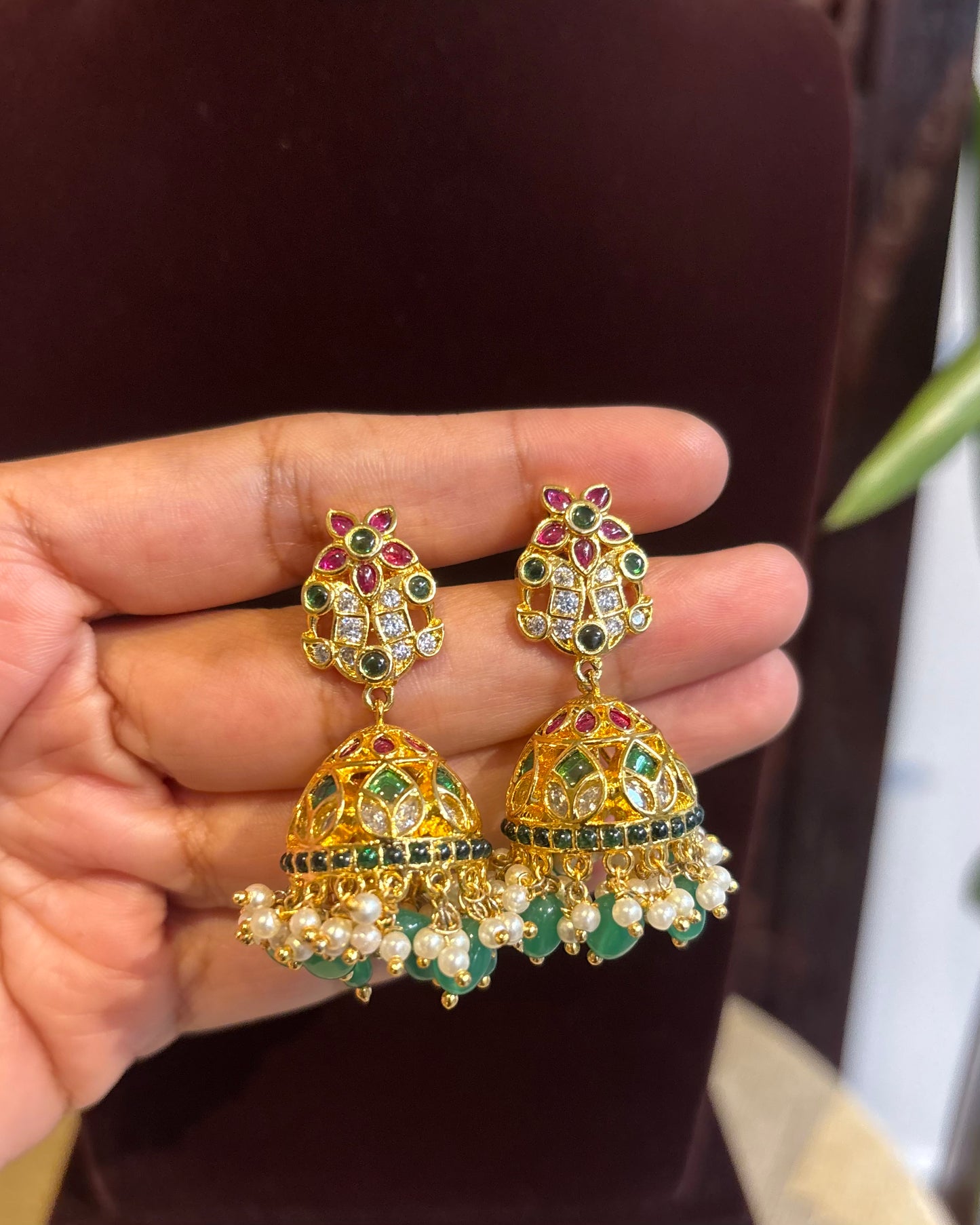 Kemp Choker Necklace Set with Matching Earrings – Traditional Jewellery | NC172