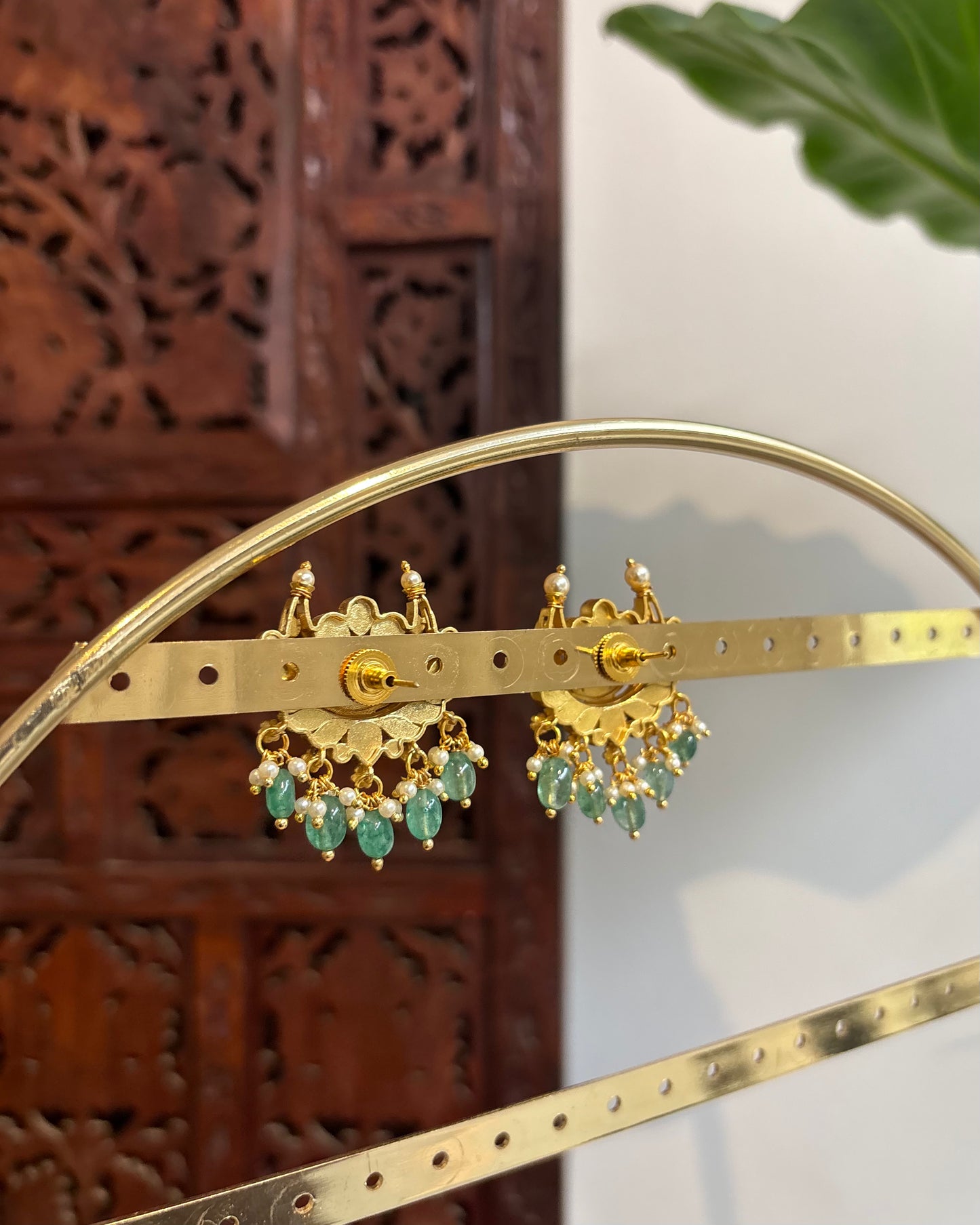 Floral Multicolor Jadau Kundan Earrings | ER197