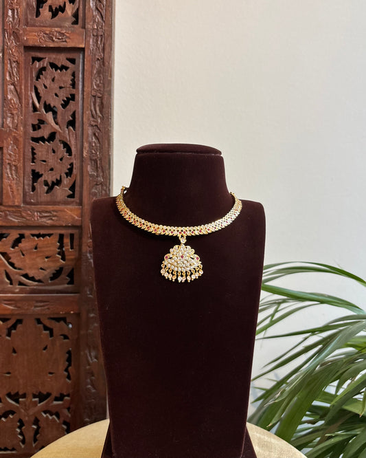 Vintage Attigai Necklace – A Timeless South Indian Heritage Piece | NC375