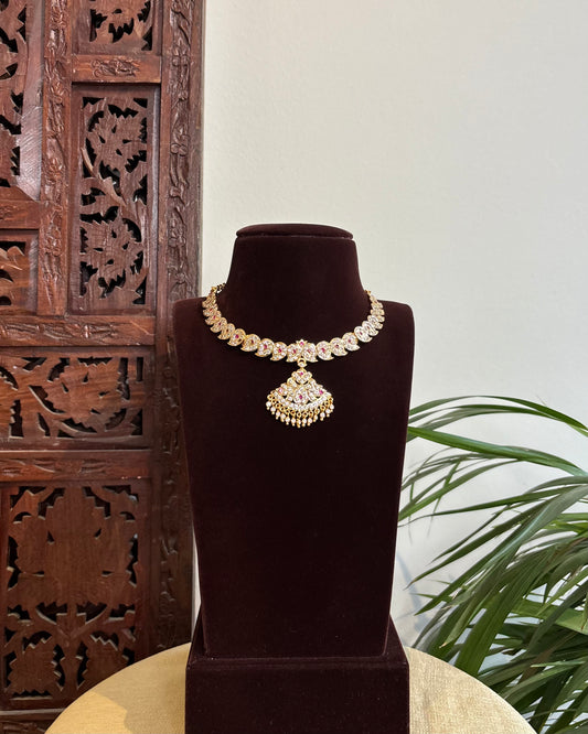 Vintage Attigai Necklace – A Timeless South Indian Heritage Piece | NC377