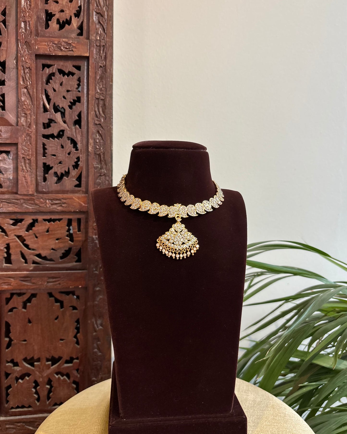 Vintage Attigai Necklace – A Timeless South Indian Heritage Piece | NC379