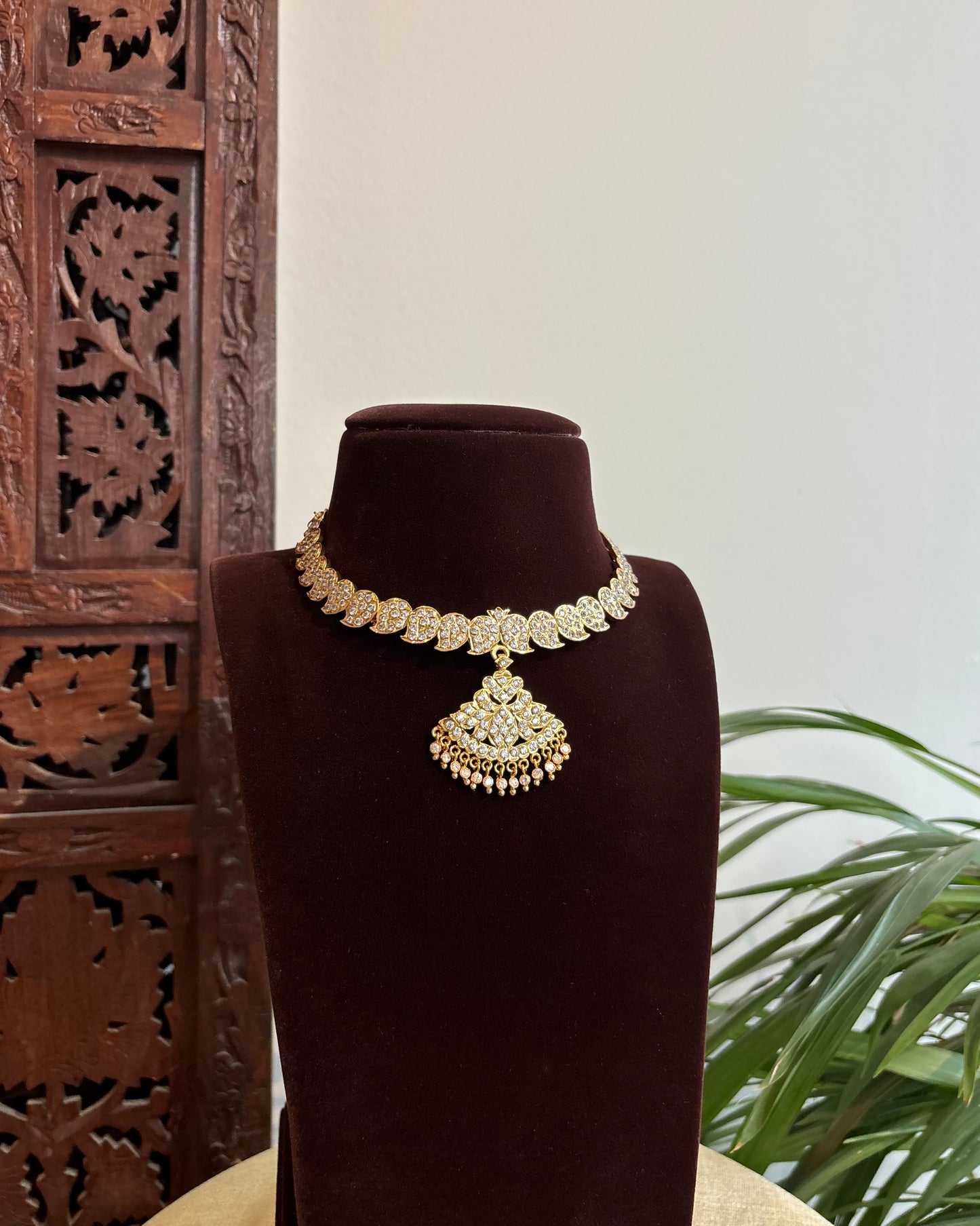 Vintage Attigai Necklace – A Timeless South Indian Heritage Piece | NC379