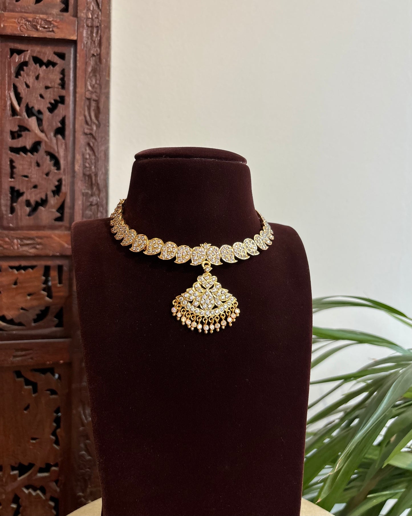 Vintage Attigai Necklace – A Timeless South Indian Heritage Piece | NC379