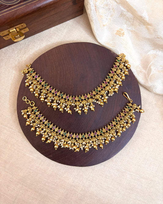 Antique Polish Kemp Bridal Ear Chain | EC046