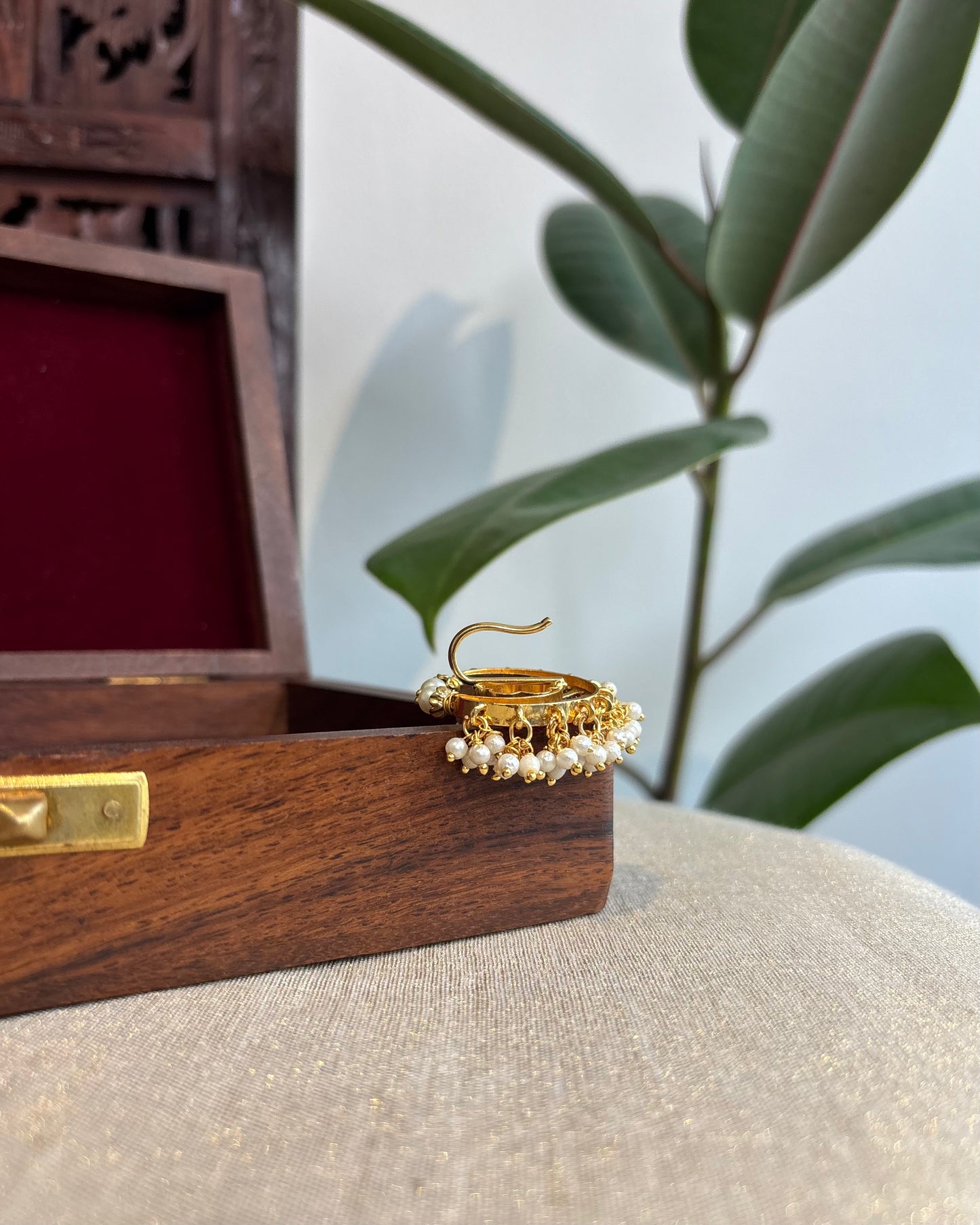 Kemp Chand Hair Pendant – Traditional Bridal Hair Jewellery | HA226