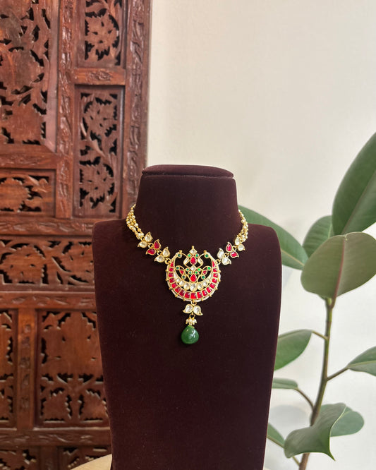 The Garland – Floral Necklace with Earrings | Varna Edit | NC285