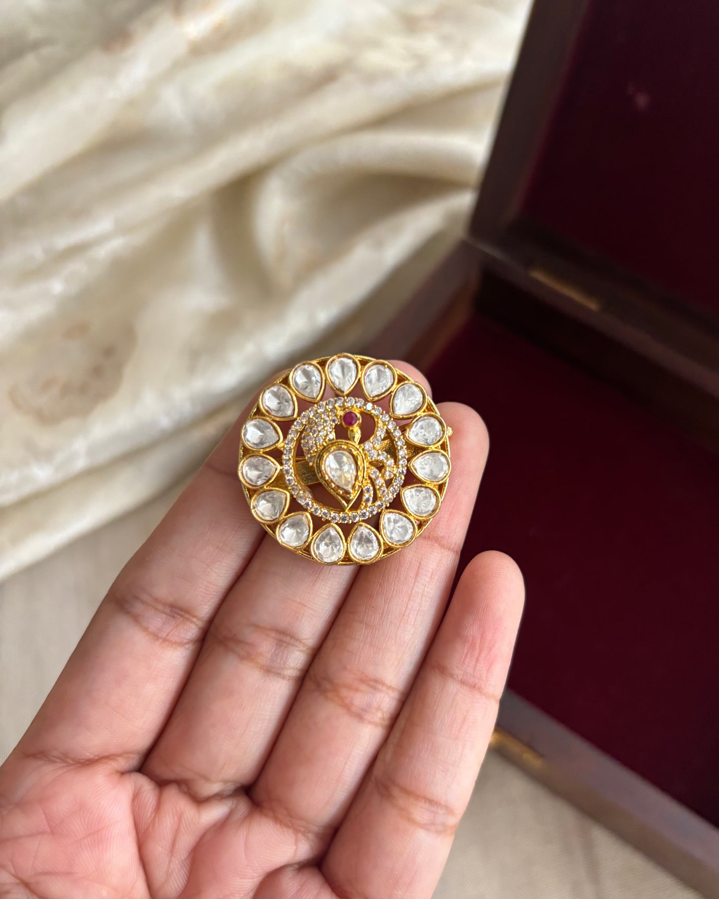 Mossanite Sun & Moon Hair Accessory | HA185