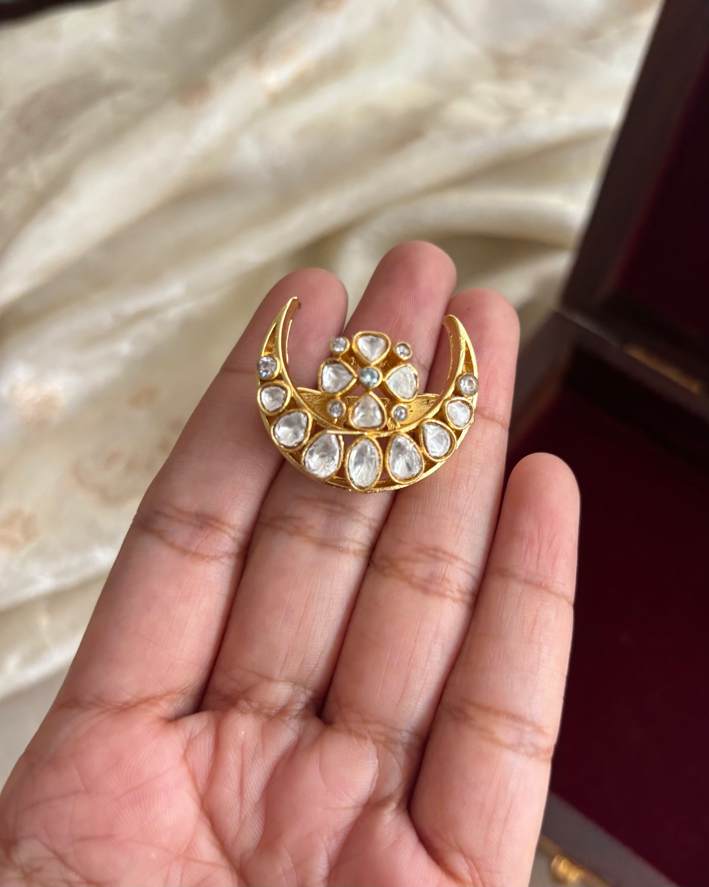 Mossanite Sun & Moon Hair Accessory | HA185