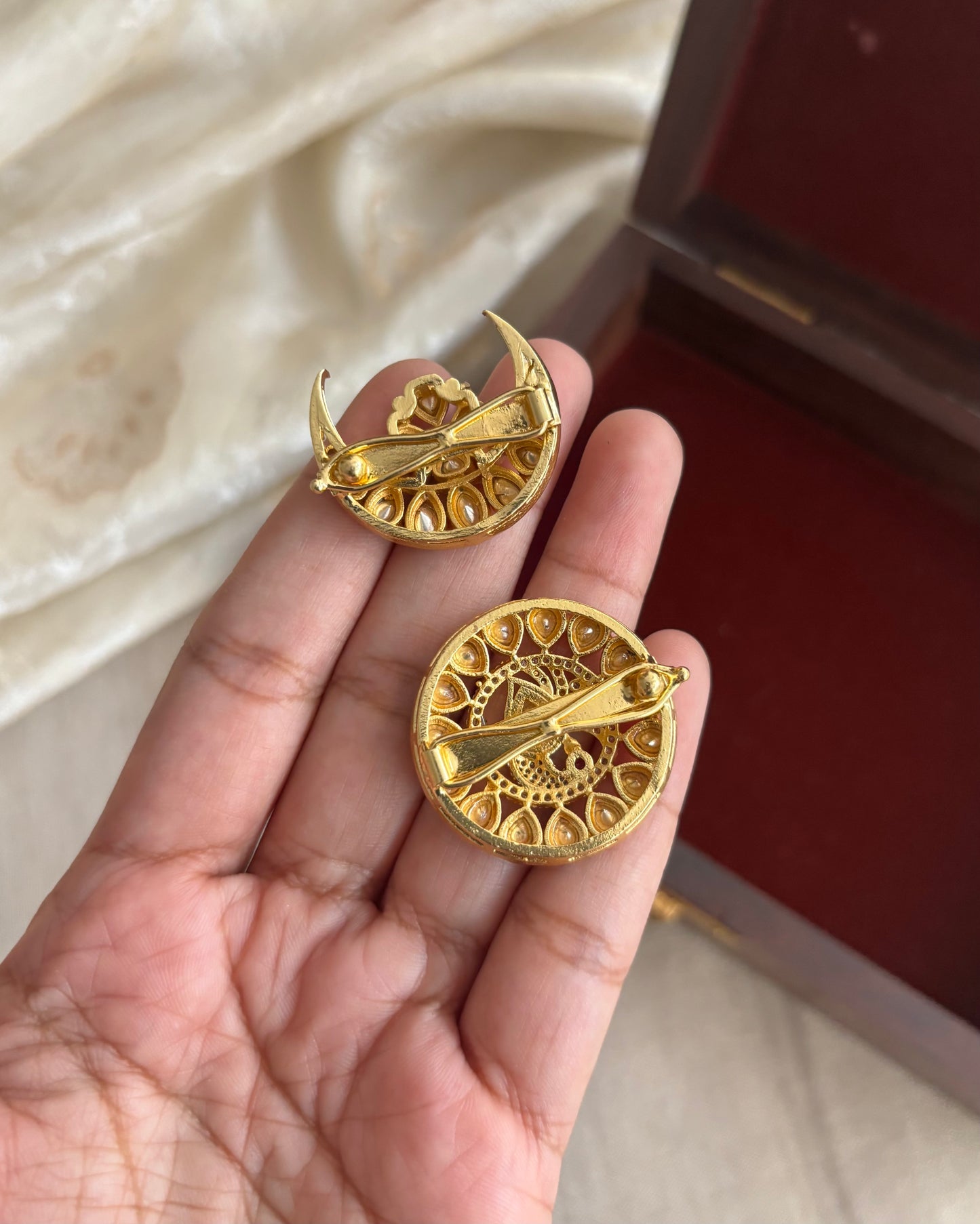 Mossanite Sun & Moon Hair Accessory | HA185